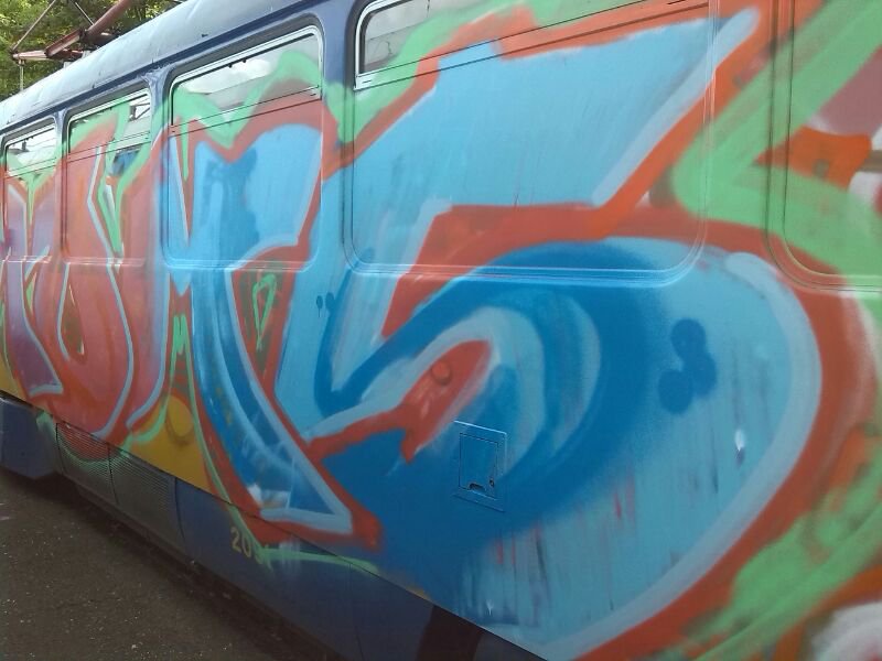 Graffiti Train - Photo by Riimee - Oms (2014)