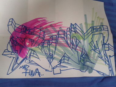 Graffiti Sketch - Photo by Riimee - Rim (2014)