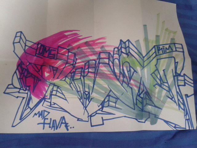 Graffiti Sketch - Photo by Riimee - Rim (2014)