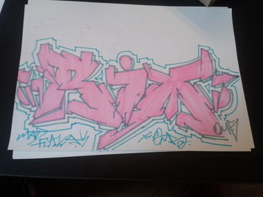 Graffiti Sketch - Photo by Riimee - Rim