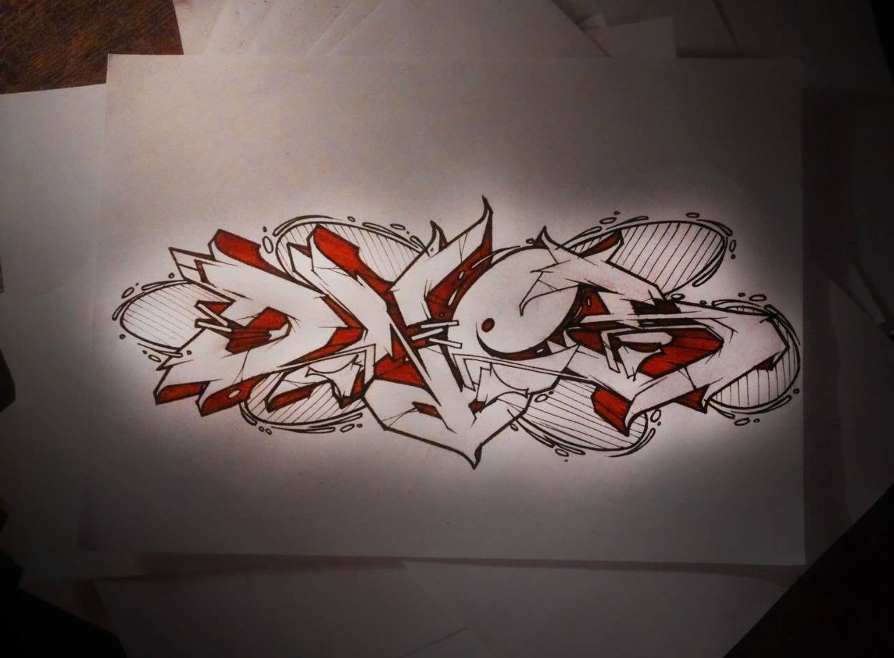 Graffiti Sketch - Photo by Riko