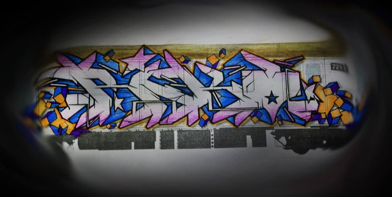 Graffiti Sketch - Photo by Riko