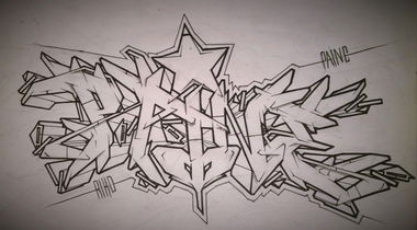 Graffiti Sketch - Photo by Riko