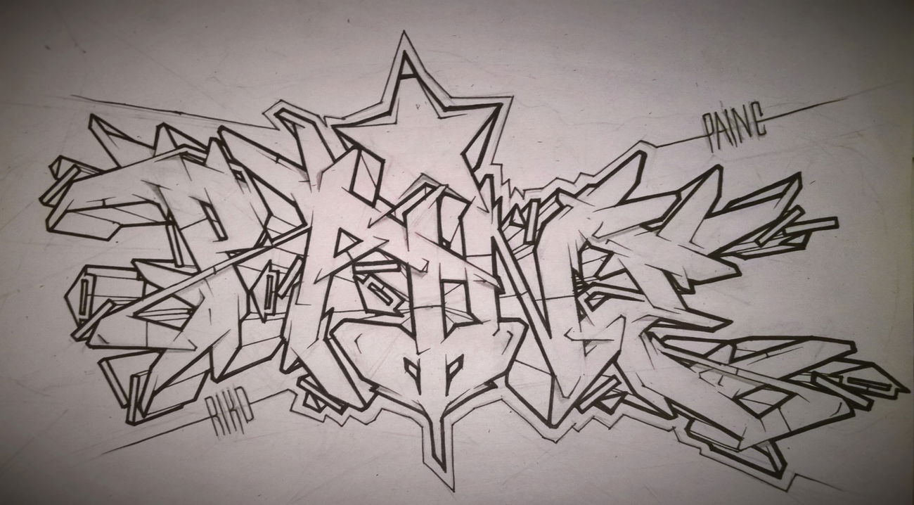 Graffiti Sketch - Photo by Riko