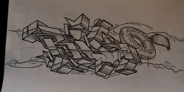 Graffiti Sketch - Photo by Riko