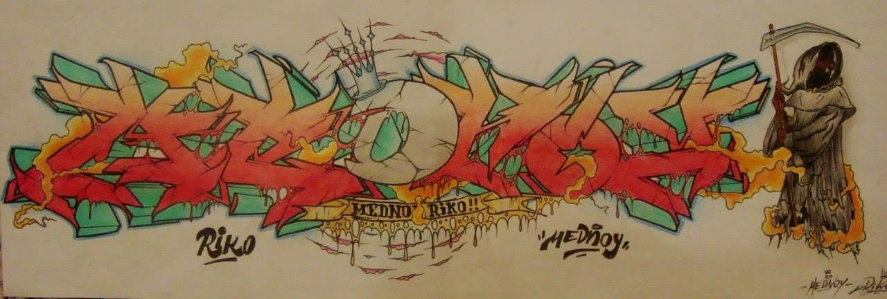 Graffiti Sketch - Photo by Riko