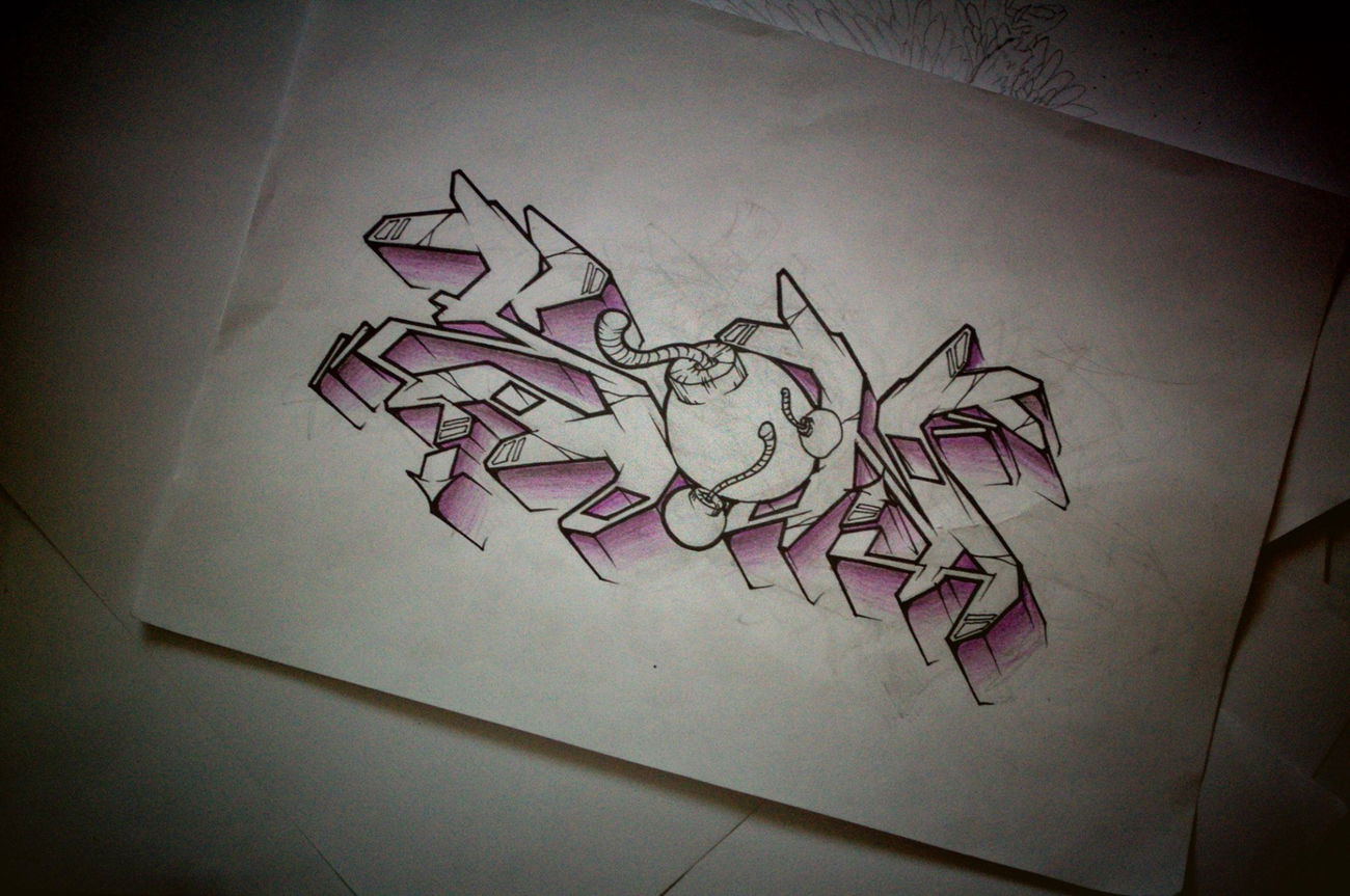 Graffiti Sketch - Photo by Riko