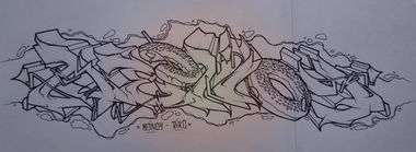 Graffiti Sketch - Photo by Riko
