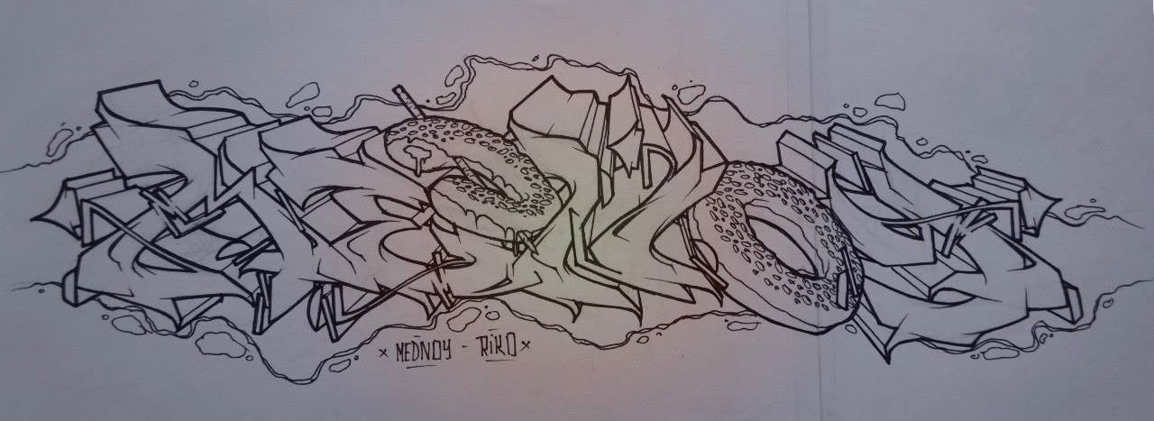 Graffiti Sketch - Photo by Riko