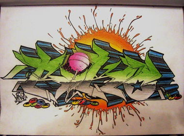 Graffiti Sketch - Photo by Riko