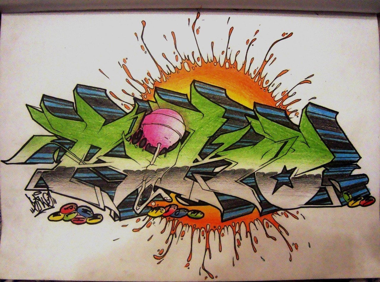 Graffiti Sketch - Photo by Riko