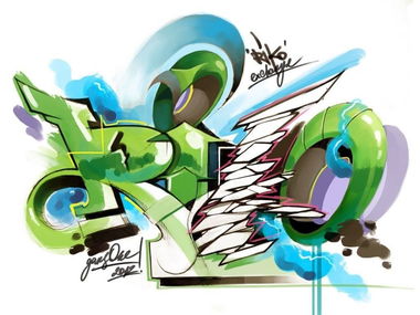 Graffiti Artwork - Photo by Riko