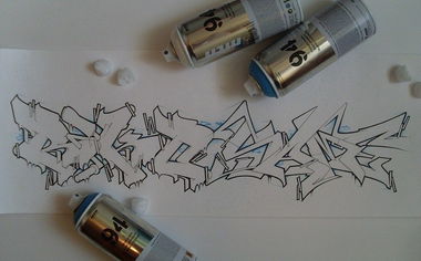 Graffiti Sketch - Photo by Riko