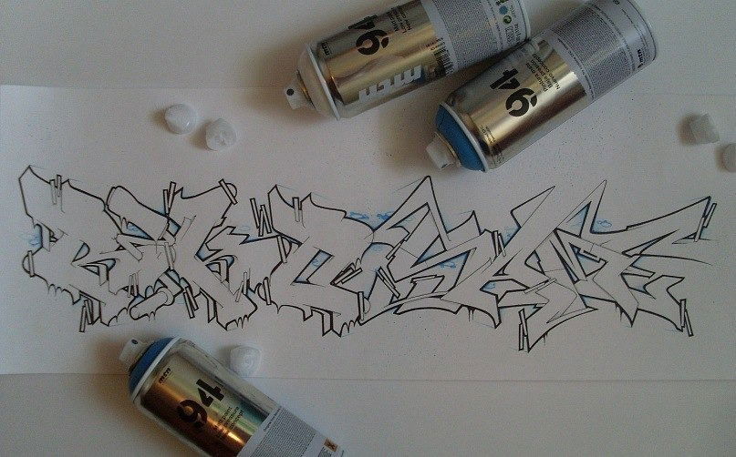 Graffiti Sketch - Photo by Riko