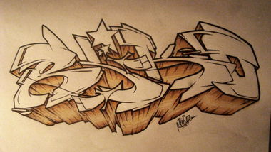 Graffiti Sketch - Photo by Riko