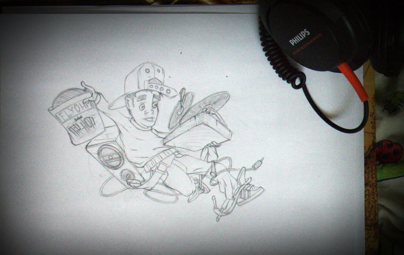 Graffiti Sketch - Photo by Riko