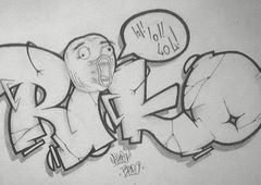 Graffiti Sketch - Photo by Riko