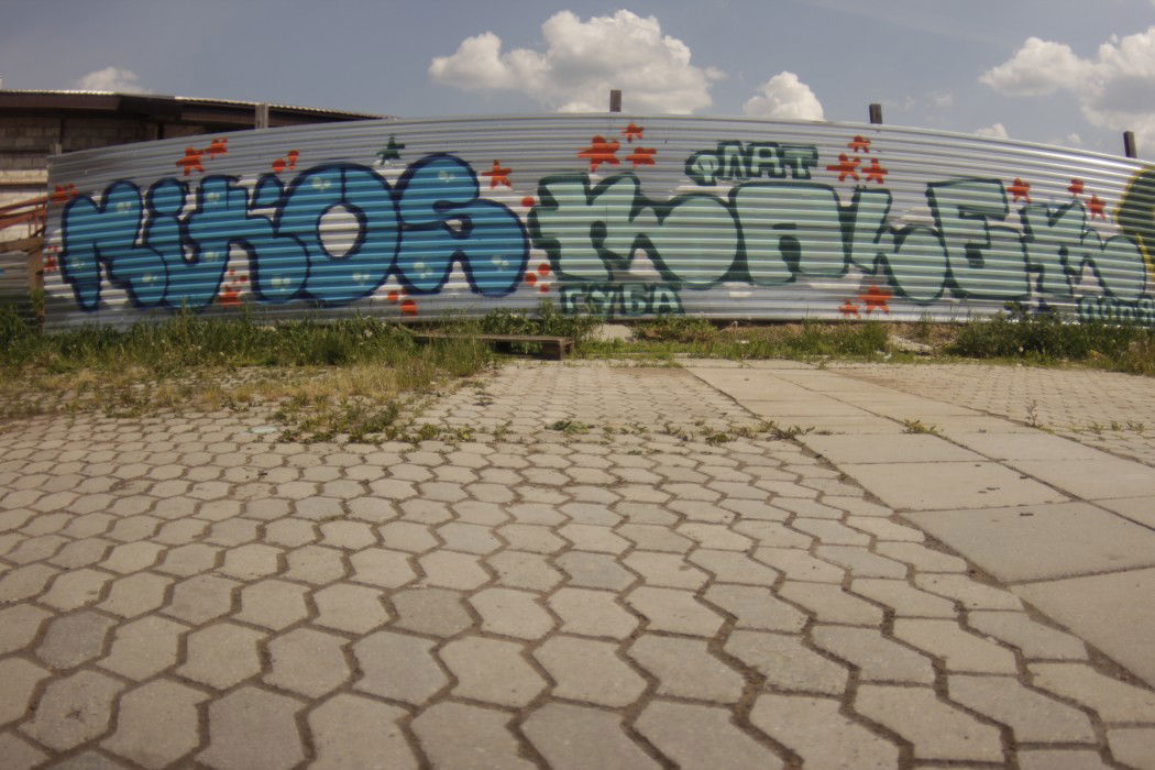 Graffiti Bombing in Sosnovy Bor - Photo by Rikos