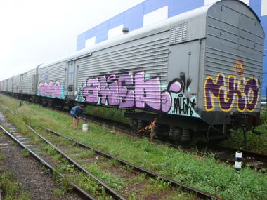 Graffiti Train - Photo by Rikos (2013)