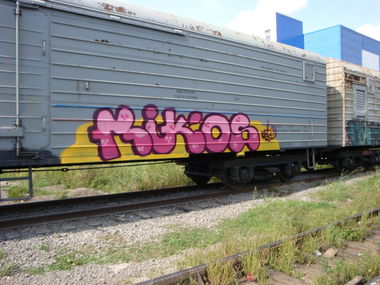 Graffiti Train - Photo by Rikos