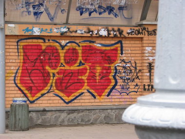 Graffiti Bombing - Photo by Rio
