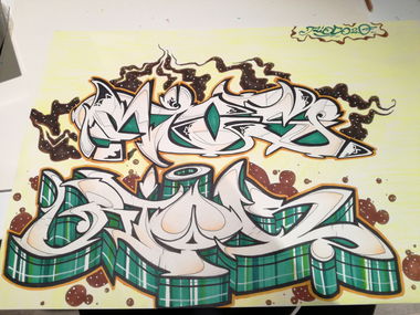 Graffiti Sketch - Photo by Rios (2017)
