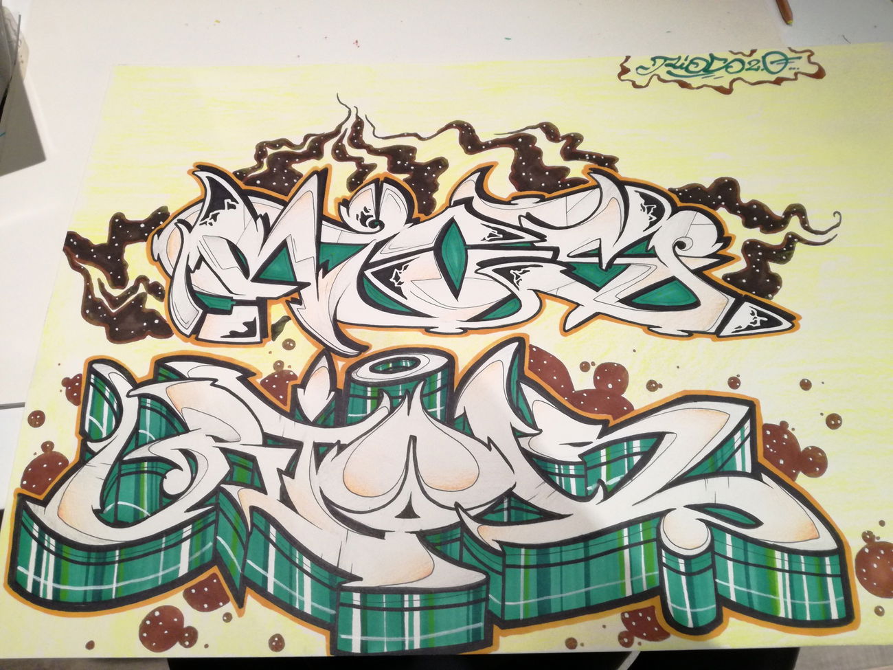 Graffiti Sketch - Photo by Rios (2017)