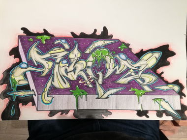 Graffiti Sketch - Photo by Rios (2017)