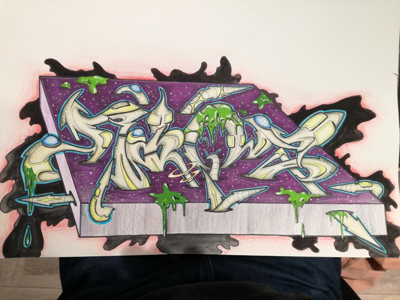Graffiti Sketch - Photo by Rios (2017)