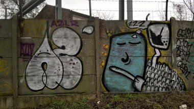 Graffiti Bombing in Mbeya - Photo by Rip (2017)