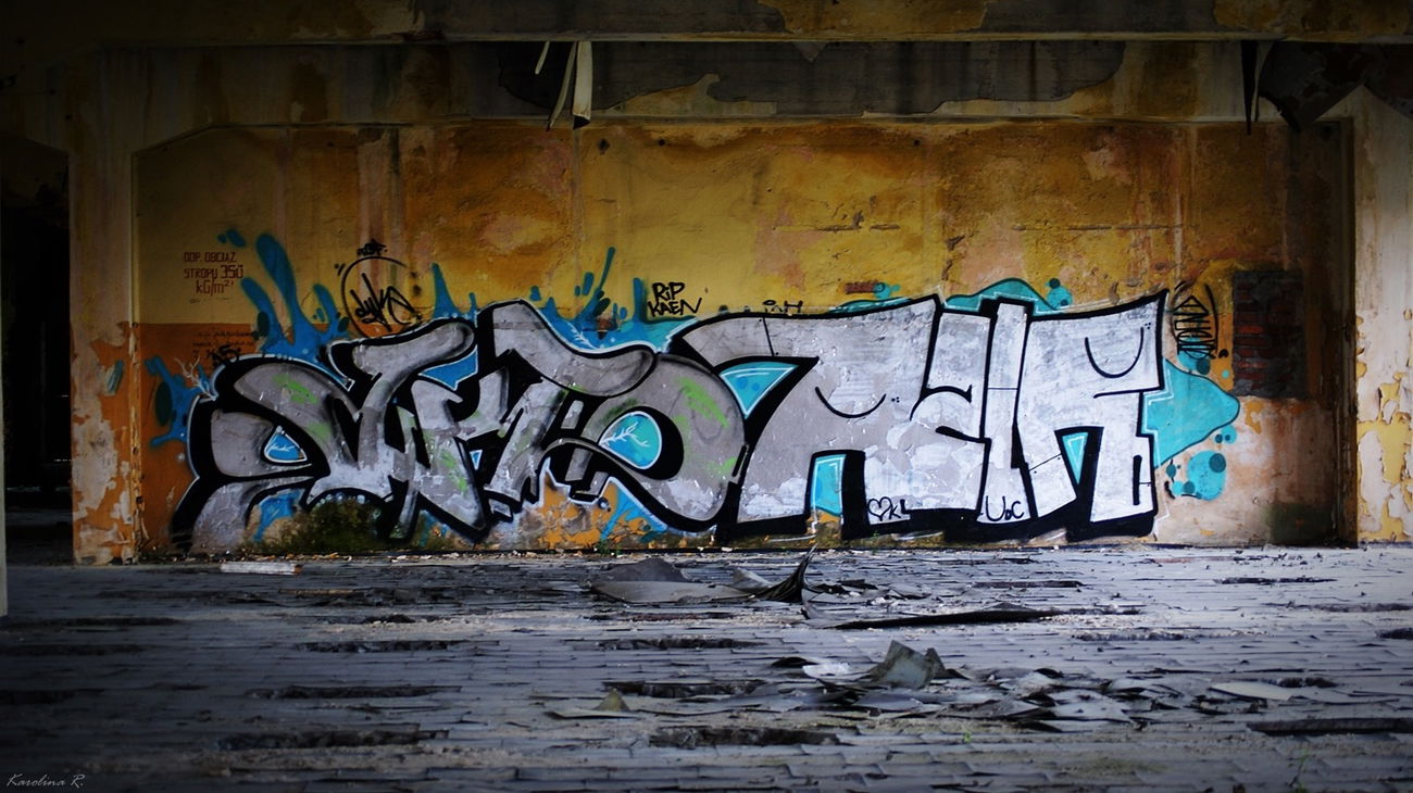 Graffiti Bombing - Photo by Rip