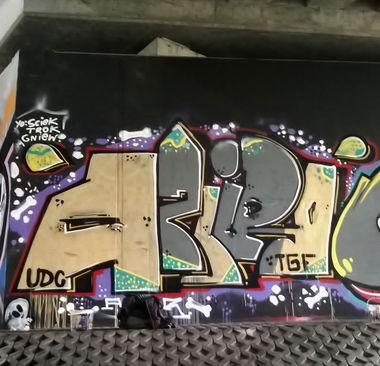 Graffiti Wall - Photo by Rip - Azliro, trainline (2016)