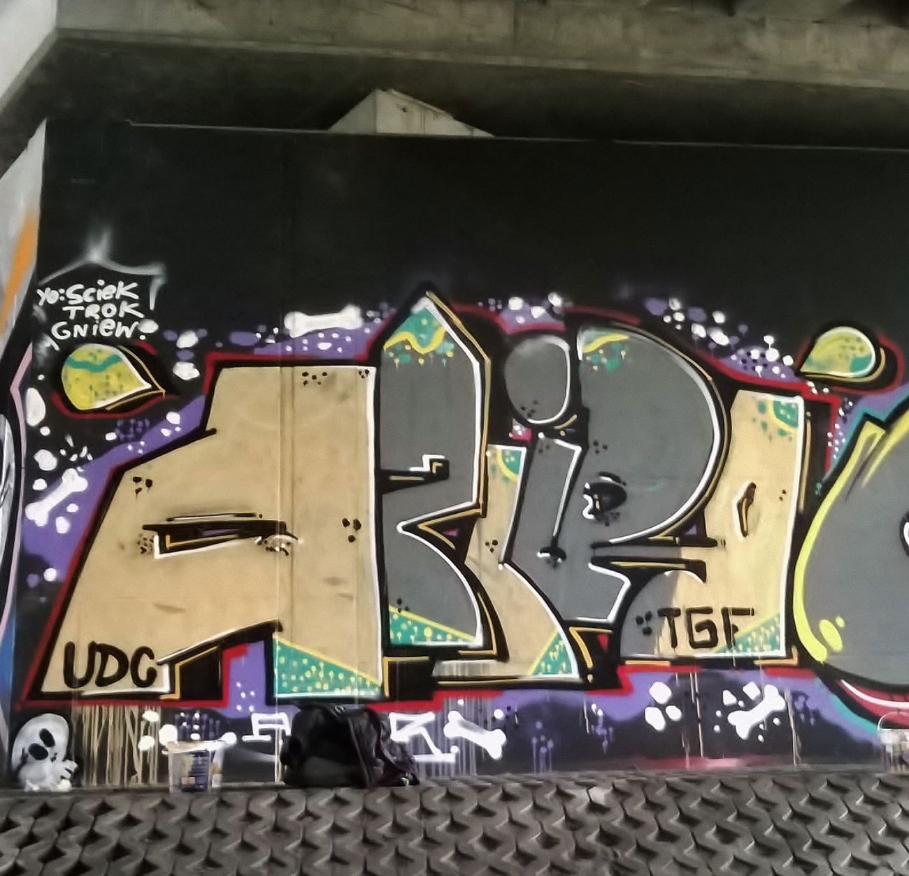 Graffiti Wall - Photo by Rip - Azliro, trainline (2016)