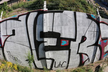 Graffiti Bombing - Photo by Rip