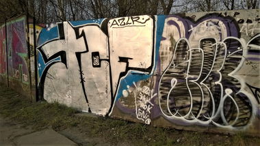 Graffiti Bombing - Photo by Rip