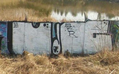 Graffiti Bombing - Photo by Rip - Chrome, Crew, TrainLine (2016)