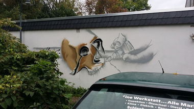 Graffiti Wall - Photo by Risa1N3 - Totenkopf, Style, First