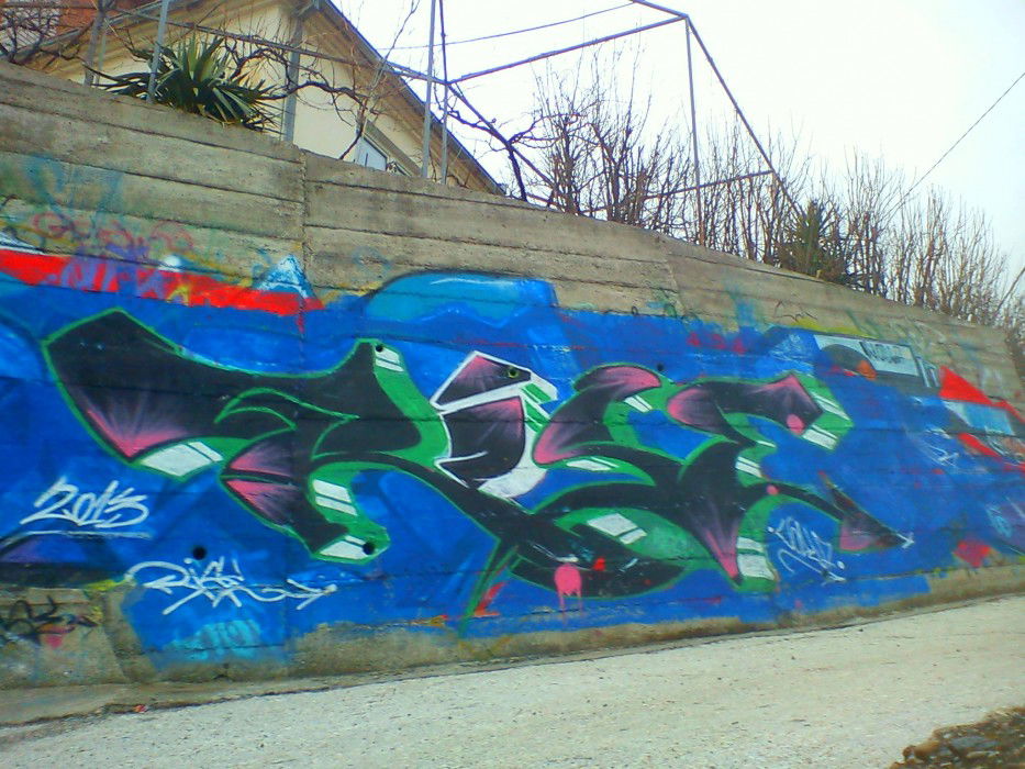 Graffiti Wall in Raska - Photo by Rise - Rise, Graffiti, Raska