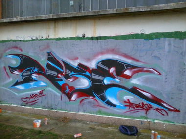 Graffiti Wall in raska - Photo by Rise - Rise, graffiti, raska