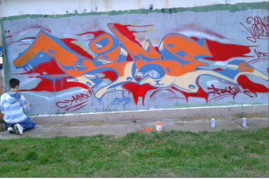 Graffiti Wall in Raka - Photo by Rise - Rise, Raska, 2013 (2013)