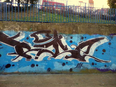Graffiti Wall - Photo by Rise - Rise, graffiti, serbia (2014)