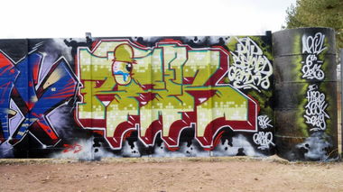 Graffiti Wall in Kiel - Photo by Riser431 - Riser431, Sjk (2013)