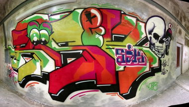 Graffiti Wall in Kiel - Photo by Riser431 - Riser431, Jesk, Sjk (2013)