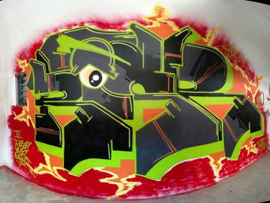 Graffiti Wall in Kiel - Photo by Riser431 - Riser431, Sjk (2013)