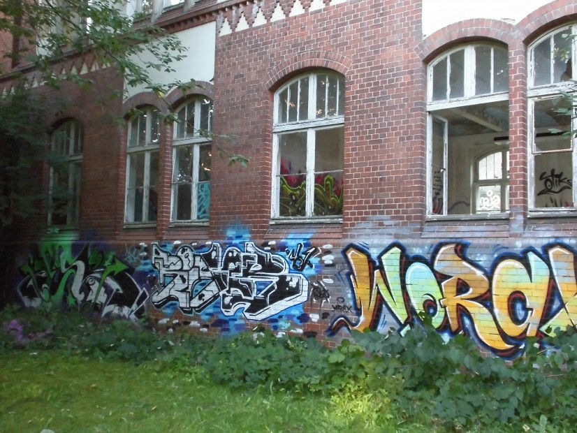 Graffiti Wall in Kiel - Photo by Riser431 - Riser431, Jesk, Worax;Sjk