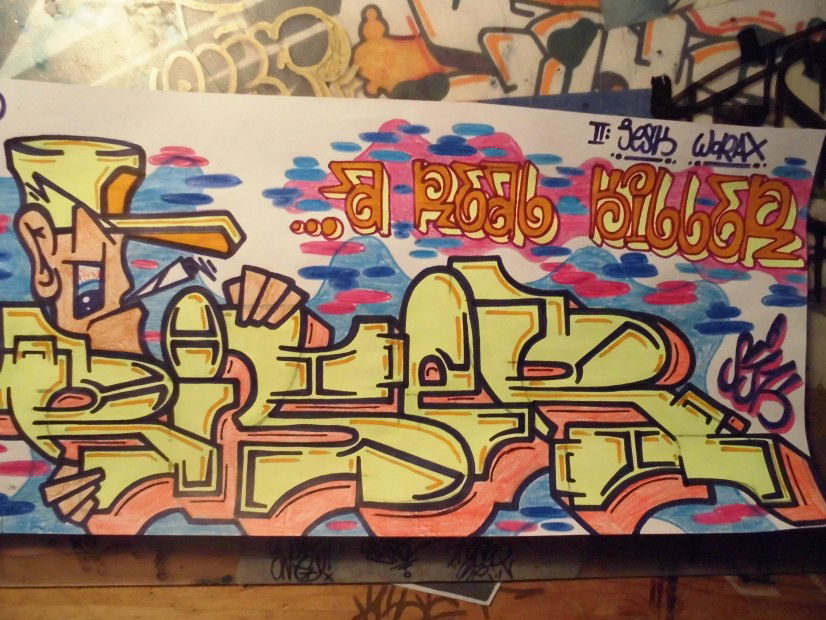 Graffiti Sketch - Photo by Riser431 - Riser431, Sjk