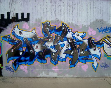Graffiti Wall in Slavonski Brod - Photo by Risk - risk, swk
