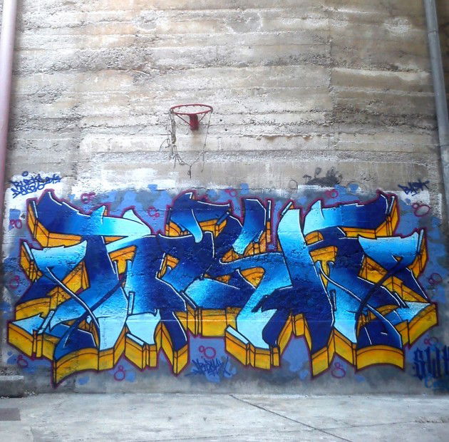 Graffiti Wall - Photo by Risk - risk, swk, croatia (2013)