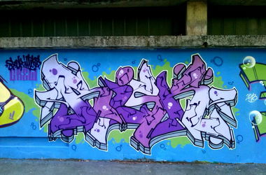 Graffiti Wall - Photo by Risk - risk, swk, osijek (2013)