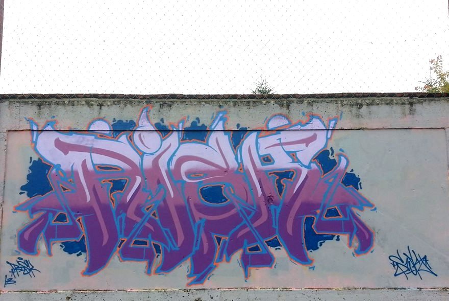 Graffiti Wall - Photo by Risk